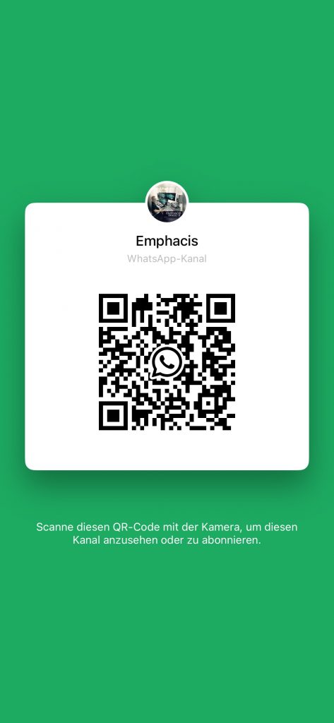 emphacis whatsapp channel